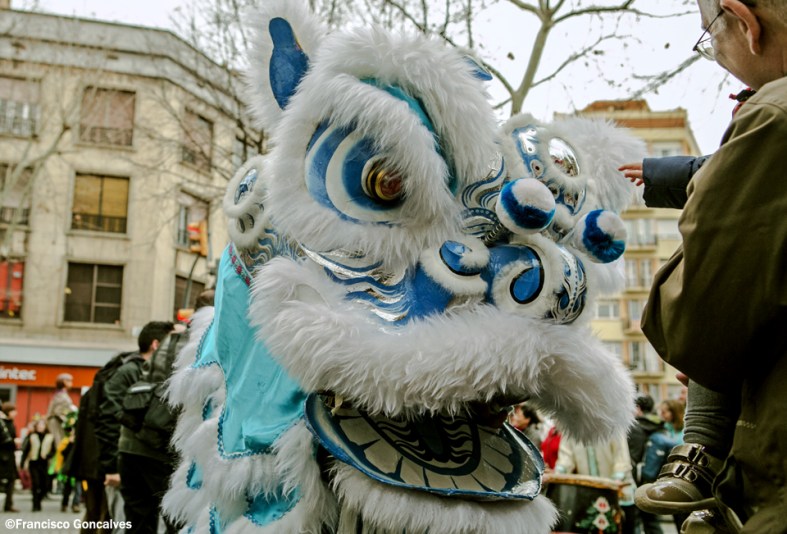 Otro dragón, jugando con un niño