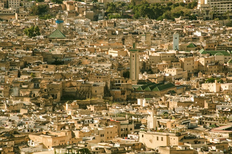 Vista de la medina antigua desde la Fortaleza del Sur