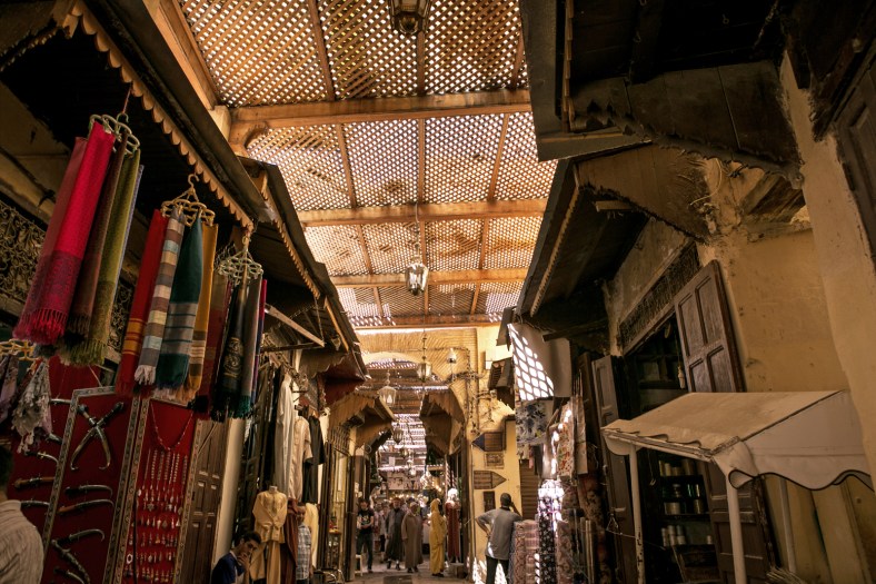 Los techos de la medina dan ese ambiente mágico