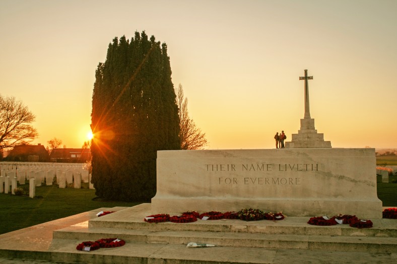 La Cruz del Sacrificio en Tyne Cot