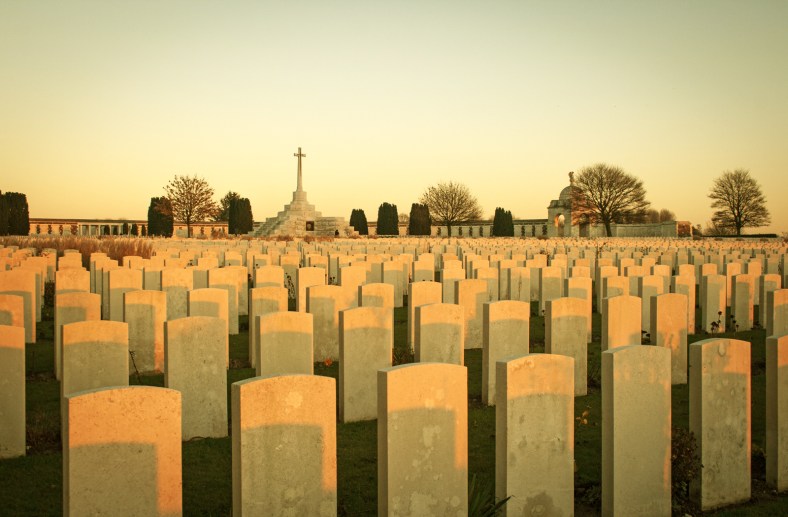 11.954 soldados están enterrados en Tyne Cot
