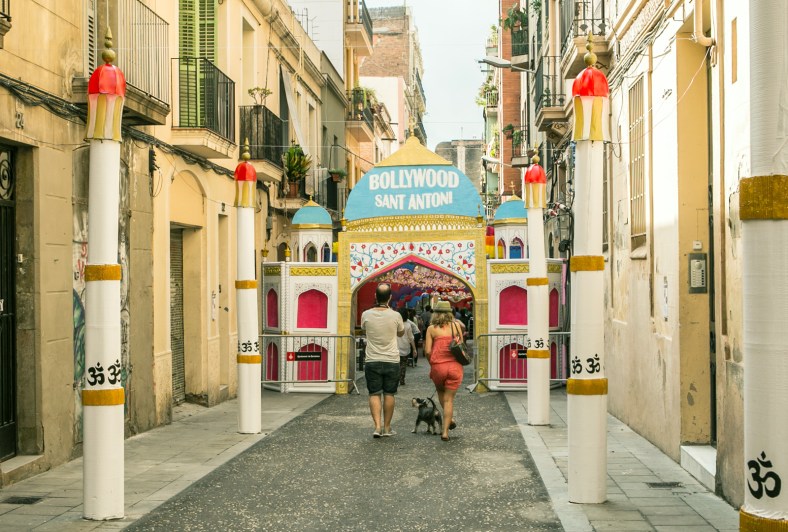 Entrada a la Travesia de Sant Antoni
