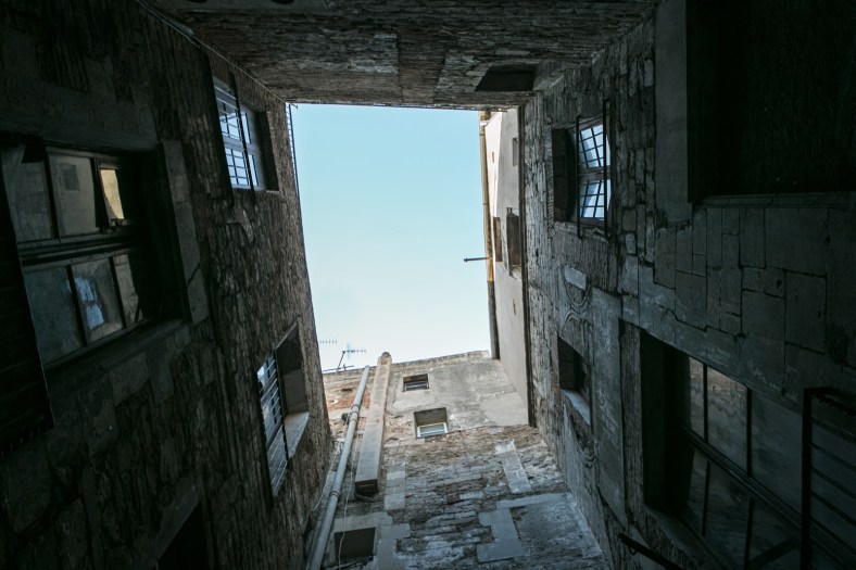 La vista desde abajo