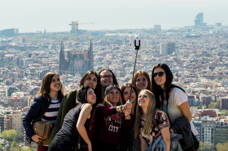 El búnker no se ha salvado del selfie stick