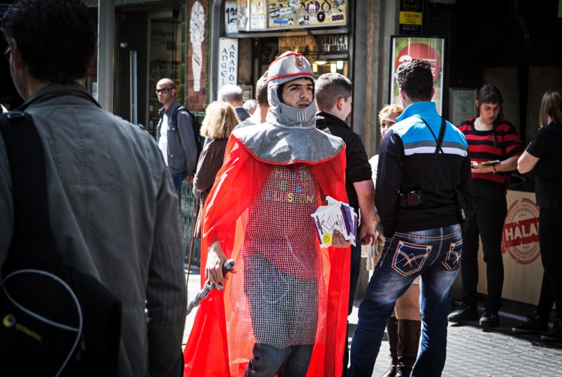 Sant Jordi en persona