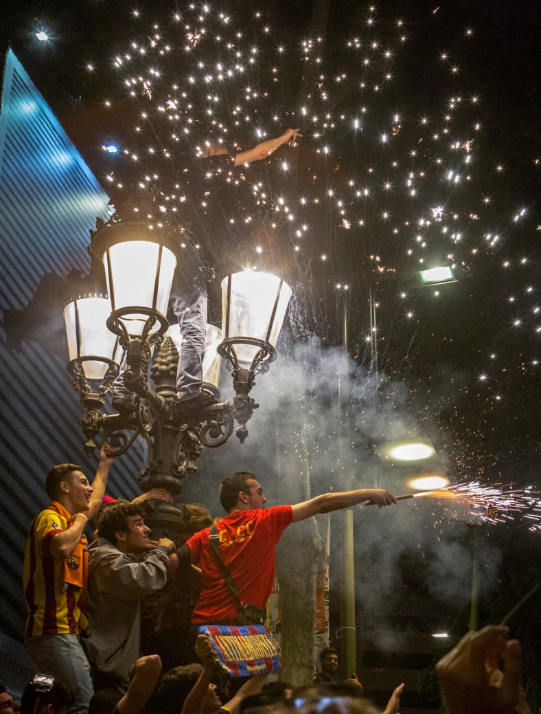 Bengalas en Canaletes