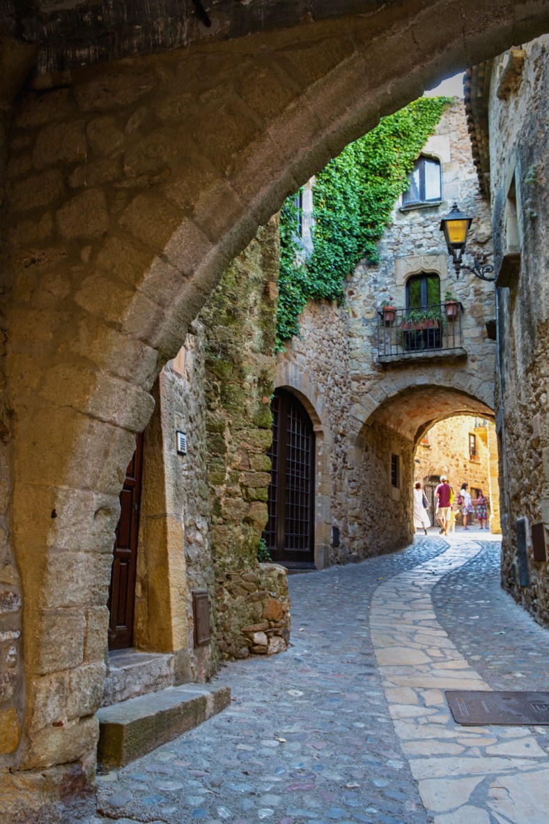 Pórtico de la villa