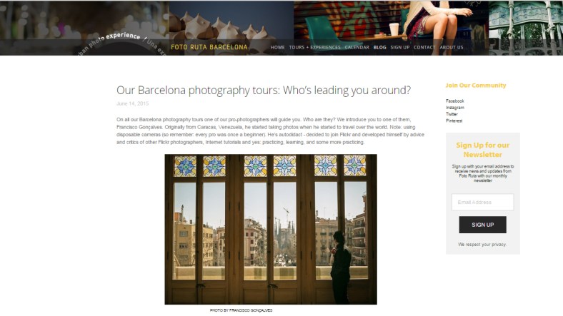 Foto Ruta - Barcelona