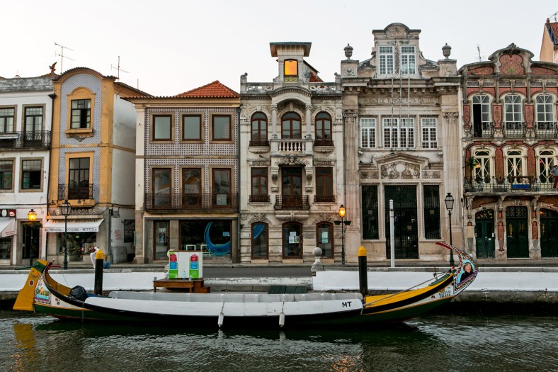 Moliceiro en el casco histórico