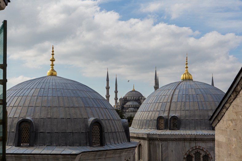 La Mezquita Azul desde Hagia Sophia
