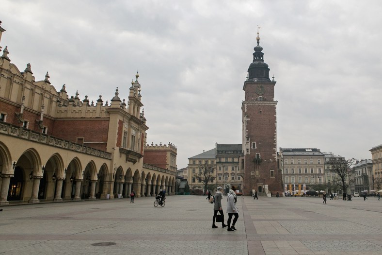 el centro de Krakovia