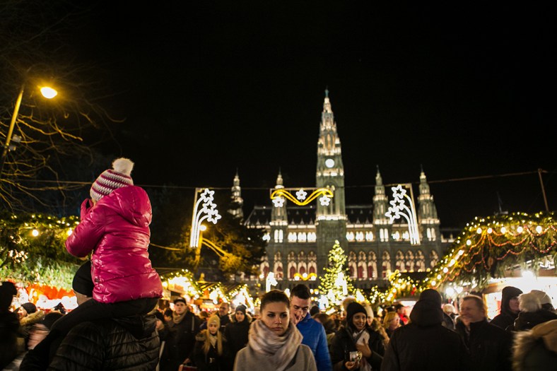 El impresionante mercado de Rathaus