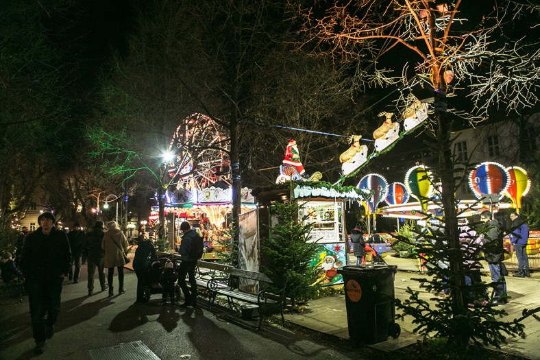 Noria en el antiguo campus de la Universidad de Viena