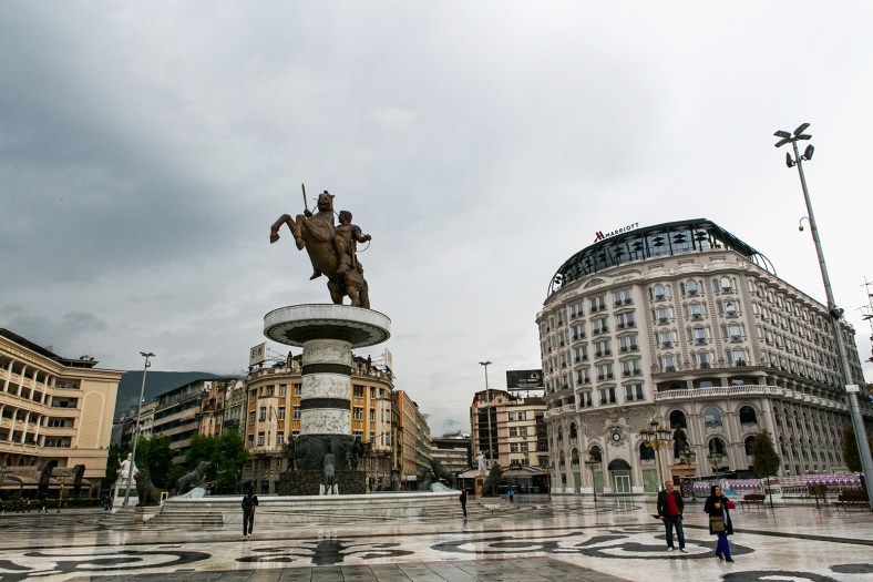 Skopje y sus estatuas